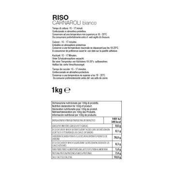 Aged Gourmet Carnaroli Risotto Rice - Real Aged Carnaroli Classico - Produced and Imported From Italy - by Serendipy Life (2.3 Lb) (1 Pack)