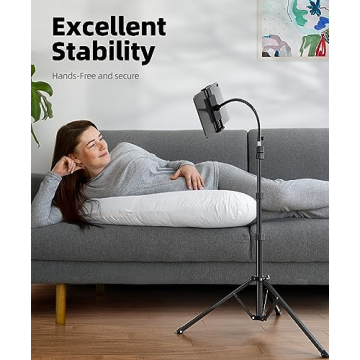 Weilisi Adjustable Heavy Duty Tablet Tripod Stand 82”