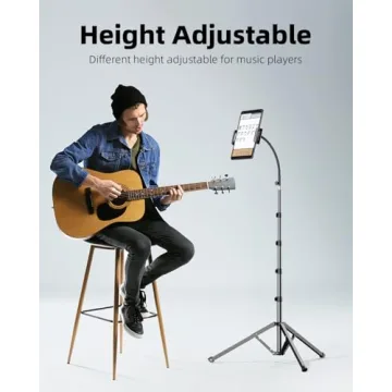 Weilisi Adjustable Heavy Duty Tablet Tripod Stand 82”