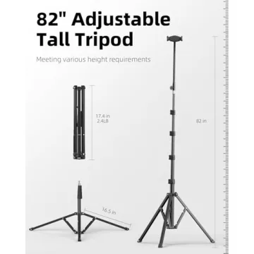 Weilisi Adjustable Heavy Duty Tablet Tripod Stand 82”