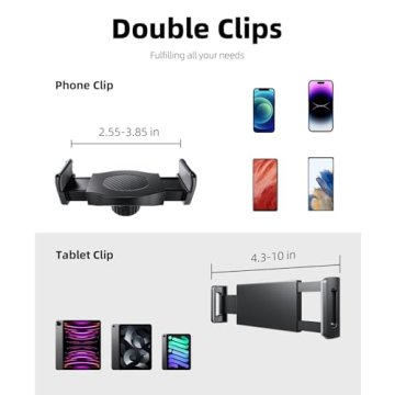 Weilisi Adjustable Heavy Duty Tablet Tripod Stand 82”