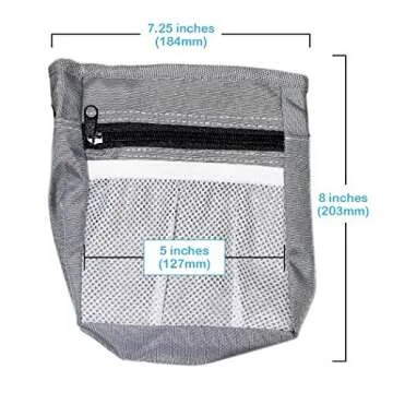 Pets First Dog Treat Training Pouch - Treat Bag for Kibble, Food, Toys, Accessories with Built-in Poop Bag Dispenser - Holder for Small, Medium & Large Dogs & Puppies with Multiple Ways to Wear