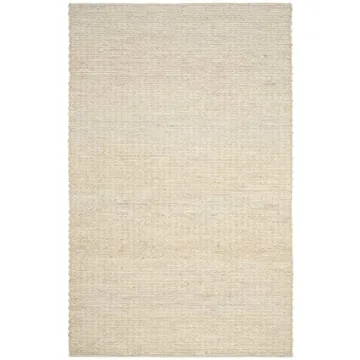 SAFAVIEH Handmade Jute Rug 6x9 Ivory Farmhouse Style