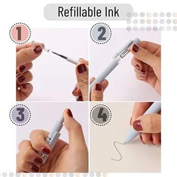 Stylish Mr. Pen Retractable Gel Pens - Perfect for Journaling