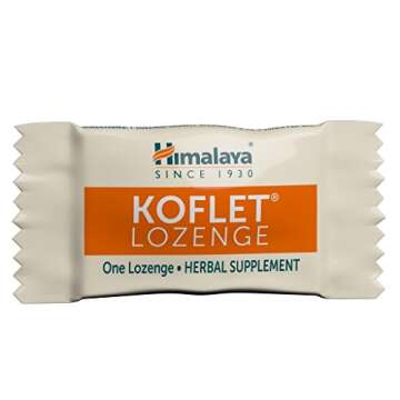 Himalaya Koflet Lozenges - Herbal Throat Drops for Soothing Relief
