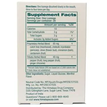 Himalaya Koflet Lozenges for Natural Cough Relief and Comfort