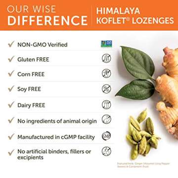 Himalaya Koflet Lozenges for Natural Cough Relief and Comfort