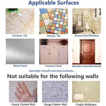 Heavy Duty Adhesive Hooks - 44 lb Capacity, Waterproof