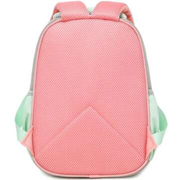 abshoo Toddler Backpack for Girls Preschool Backpack Cute Kids Backpacks for Girls (Pink and Brown)