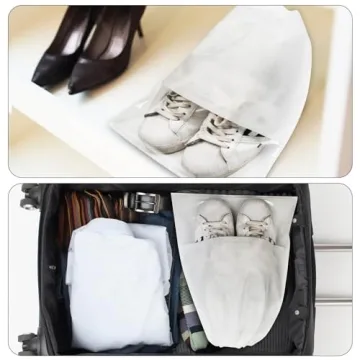 8PCS Travel Shoe Bags with Rope - Stylish Organizer for All Shoes