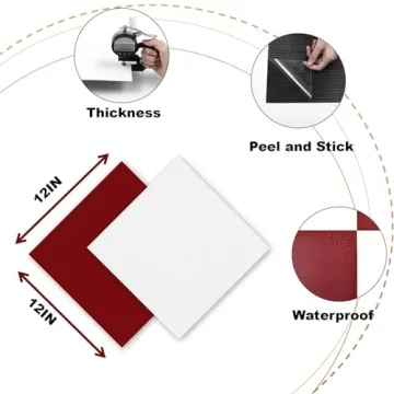 Alow Peel and Stick Floor Tile Stylish Vinyl Flooring