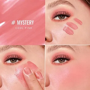 KIMUSE Liquid Blush - Lightweight Cream Formula for Cheeks