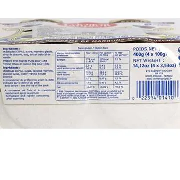 Clement Faugier - Gourmet Chestnut Spread from France, 4-PACK