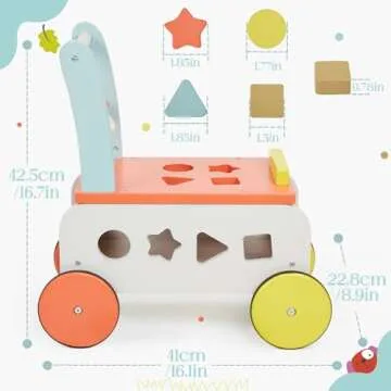 labebe 3-in-1 Baby Walker & Toy Storage for Kids
