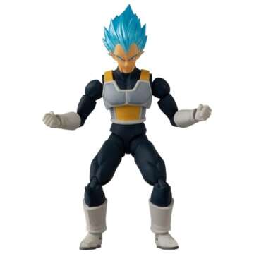 Bandai Namco Dragon Ball Super Super Saiyan Blue Vegeta Evolve Action Figure