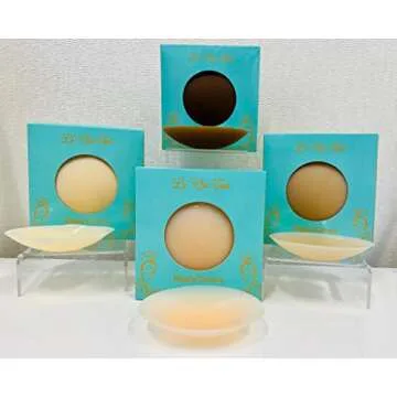Le Chic Teat 100% Hypoallergenic Silicone Nipple Cover Ultra Thin Self Adhesive Discreet (Nude)