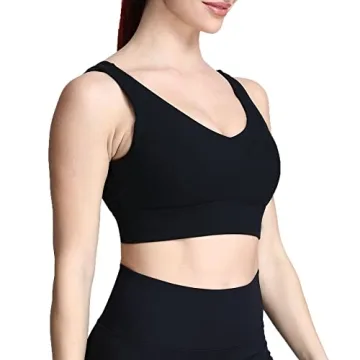 Aoxjox Caged Sports Bra High Support Fitness for Women
