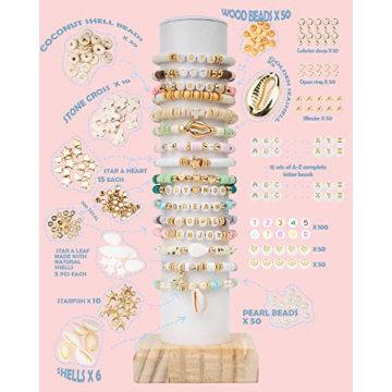 Deinduser Bracelet Making Kit - 7200pcs of Creative Fun