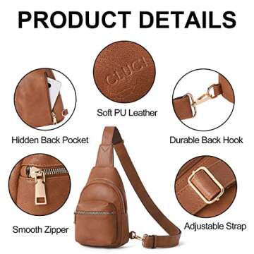 Stylish CLUCI Small Sling Bag for Women and Girls