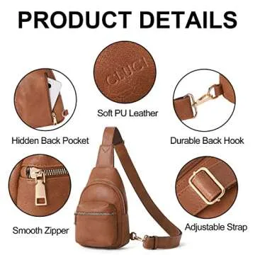 Stylish CLUCI Small Sling Bag for Women and Girls