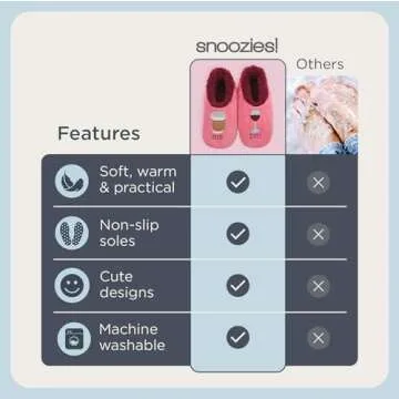 Snoozies Women’s Slipper Socks - Fun Non-Slip Designs