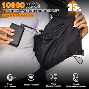 Caldbling Electric Heated Vest for Stylish Winter Warmth