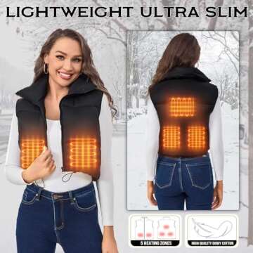 Caldbling Electric Heated Vest for Stylish Winter Warmth