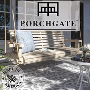 Amish Heavy Duty 800 Lb Comfort Porch Swing - Eco-Friendly