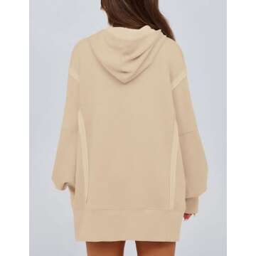 PRETTYGARDEN Womens Oversized Hoodie 2025 Spring Sweatshirt Long Sleeve Loose Trendy Outfits Casual ...