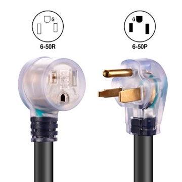 Miady 25ft 50AMP Welder Extension Cord - Heavy Duty