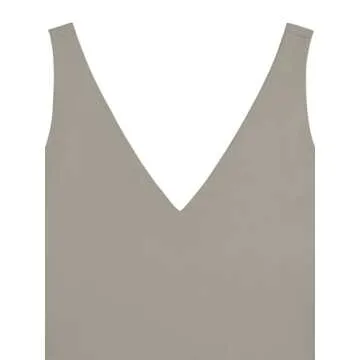 Trendy Sexy Plunge V Neck Bodysuit for Women