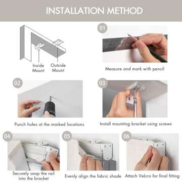 Madison Park Galen Cordless Roman Shades - Fabric Privacy Single Panel Total Blackout, Energy Efficient, Thermal Insulated Window Blind Treatment, for Bedroom, Living Room Decor, 27" x 64", Ivory