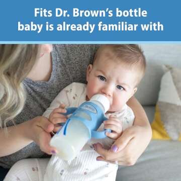 Dr. Brown's Milestones Silicone Sippy Spout Bottle 8oz