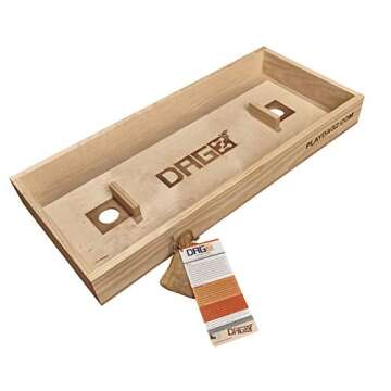 DAGZ® Dice Party Game (2-4 Players) – Dice Board Game for Adults - Wooden Board Game Table Topper - Dice Game for Family