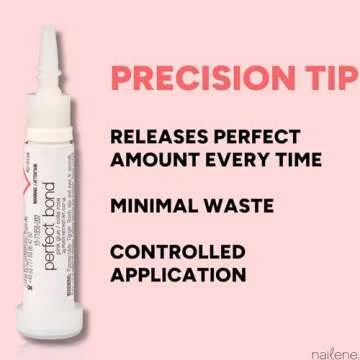 Nailene Perfect Bond Nail Glue - Durable, Easy to Apply False Nail Glue – Repairs Natural Nails ?...