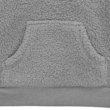 Gerber Unisex Baby NFL Sherpa Mock Neck Pull Over Sweatshirt, Team Color, 4T