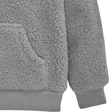 Gerber Unisex Baby NFL Sherpa Mock Neck Pull Over Sweatshirt, Team Color, 4T