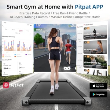 SupeRun Walking Pad - Compact and Quiet Treadmill