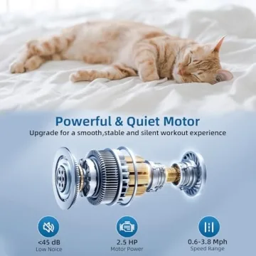 SupeRun Walking Pad - Compact and Quiet Treadmill