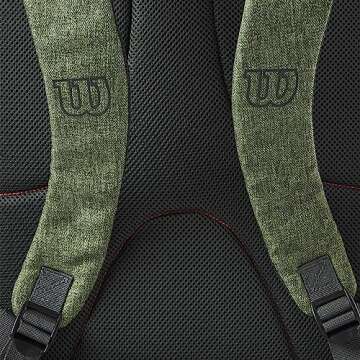 Wilson Tennis Backpack - Holds 2 Rackets in Heather Green