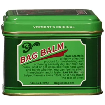 Bag Balm Skin Moisturizer - Full Body Hydrating Skin Care: Dry Hands, Lips, Face, Feet & More - Unscented, Cruelty & Paraben Free - Day & Night, Men & Women, Vermont's Original (4oz Tin, Made in USA)