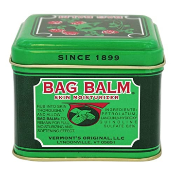 Bag Balm Skin Moisturizer - Full Body Hydrating Skin Care: Dry Hands, Lips, Face, Feet & More - Unscented, Cruelty & Paraben Free - Day & Night, Men & Women, Vermont's Original (4oz Tin, Made in USA)
