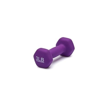 Amazon Basics Neoprene Coated Dumbbell Hand Weights Set