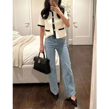 Stylish IMCTAH Women's Knit Cardigan with Pockets