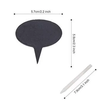 Freehawk Cheese Markers Set with Natural Slate Labels