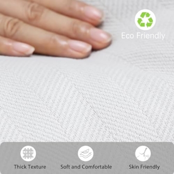 ZWJD Cream Chenille Pillow Covers Set of 2 - Soft & Elegant