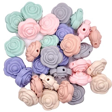 Buy Silicone Focal Beads for Crafting - 30PC Pastel Kit