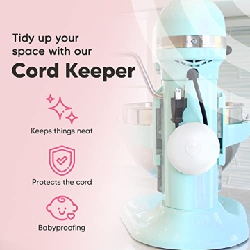 2-Pack Heat-Resistant Cord Organizer for Kitchen Appliances