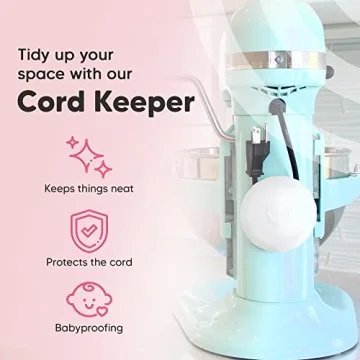 2-Pack Heat-Resistant Cord Organizer for Kitchen Appliances