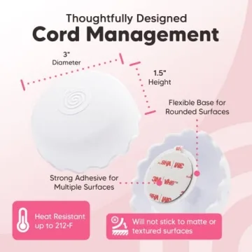 2-Pack Heat-Resistant Cord Organizer for Kitchen Appliances